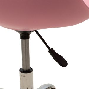 Office chair Gaston Ii eco-leather in pink color