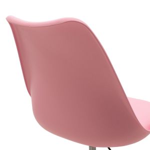 Office chair Gaston Ii eco-leather in pink color