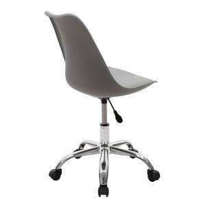 Office chair Gaston Ii eco leather gray