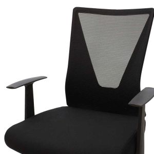 Ghost office chair with black mesh
