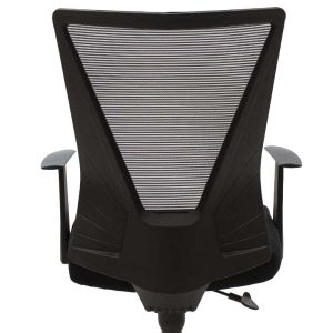Ghost office chair with black mesh
