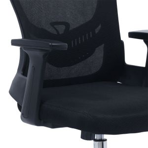 Ignatius mesh office chair in black