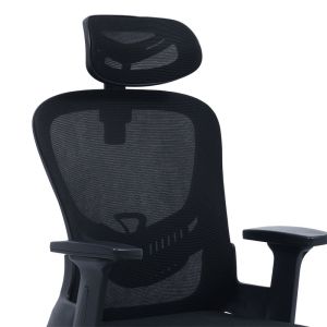 Ignatius mesh office chair in black
