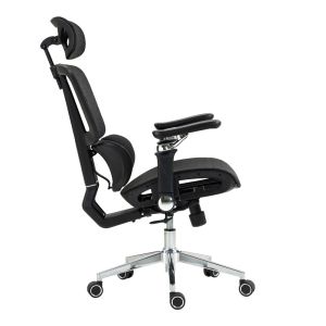 Jeffer Mesh office chair in black color 67x62x115-125cm