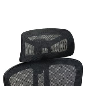 Jeffer Mesh office chair in black color 67x62x115-125cm