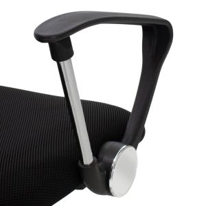 Office chair Joel textile mesh color black/red 60x60x109-118cm