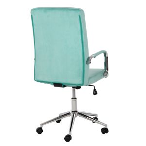 Josef office chair, mint velvet, Inox base 58x61x105-113cm Hm1181,08
