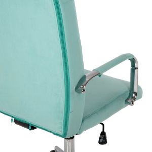 Josef office chair, mint velvet, Inox base 58x61x105-113cm Hm1181,08