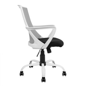 Office chair Malfoi Hm1053,21 gray with mesh and metal base 58x59x103cm