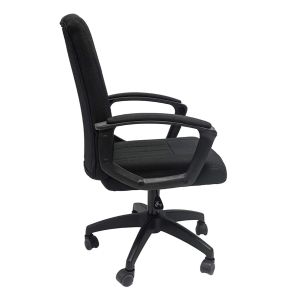 Office chair Nim black fabric-black structure and base 51x61x125hcm Hm1200