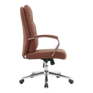 Office chair Normie, brown, 58x65x103-111 cm