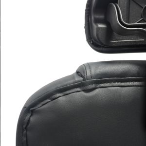 Office chair Octavius Black Pvc Nylon- chromed metal base 52x55x128hcm HM1202