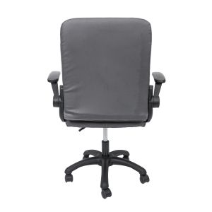 Office chair Portima gray Pvc-black nylon Frameexbase 69x53x98hcm Hm1197