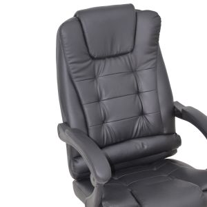 Office chair Toronsi black Pu 60x68x128cm