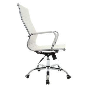 Office chair Valter white eco-leather 55.5x58x108cm