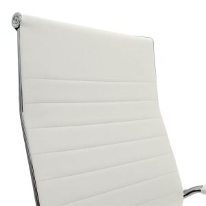 Office chair Valter white eco-leather 55.5x58x108cm