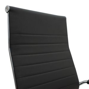 Office chair Valter black eco-leather 55.5x58x108cm