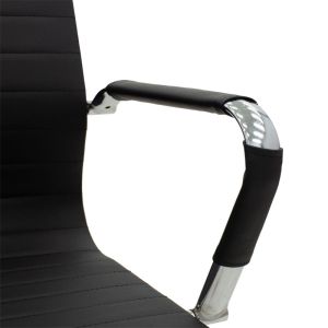 Office chair Valter black eco-leather 55.5x58x108cm