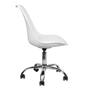 Office chair Vegas Hm1052,04 in white 48x56x95cm