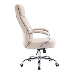 Office chair Venza beige, Pu 70x65x117-124cm