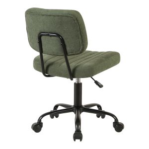 Office chair Warra fabric in olive green shade 50x52x76-86cm