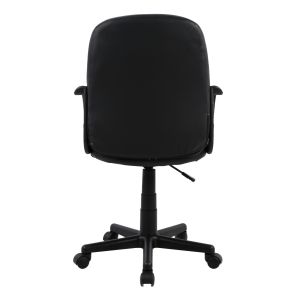 Office chair eco leather Hm1005 with armrests black