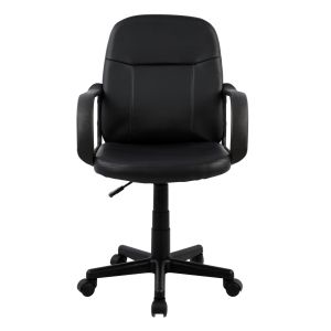 Office chair eco leather Hm1005 with armrests black