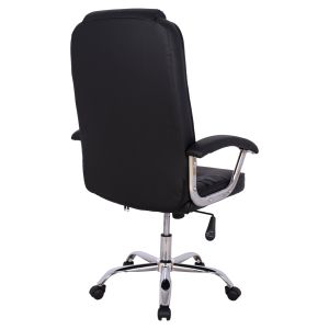 Office chair eco leather Hm1112 with chrome base 63x67x113cm