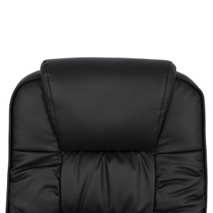 Office chair eco leather Hm1112 with chrome base 63x67x113cm