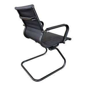 OFFICE CHAIR FOR GUESTS VALTER, BLACK, PU, 55.5X48X88 CM