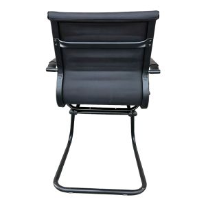 OFFICE CHAIR FOR GUESTS VALTER, BLACK, PU, 55.5X48X88 CM