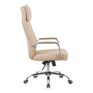 Office chair for manager Morales Pu Cappuccino 60x70x118-124cm