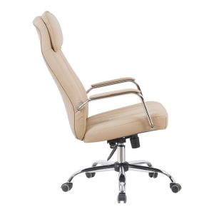 Office chair for manager Morales Pu Cappuccino 60x70x118-124cm