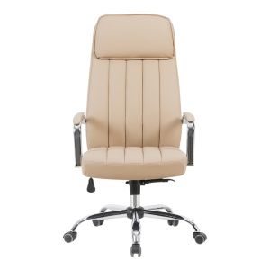 Office chair for manager Morales Pu Cappuccino 60x70x118-124cm