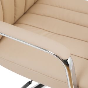 Office chair for manager Morales Pu Cappuccino 60x70x118-124cm