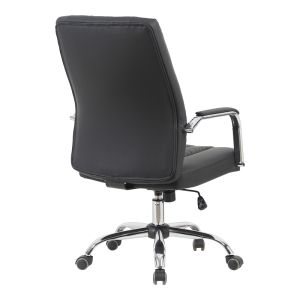 Mido Pu black executive office chair, 58x71x100-106 cm