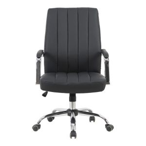 Mido Pu black executive office chair, 58x71x100-106 cm