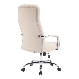 Office chair for managers Rianda beige, Pu 70x6x116-124 cm