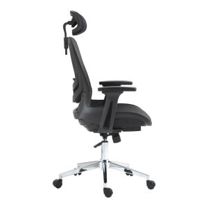 Office manager chair Mergi black mesh 62x63x120cm