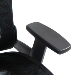 Office manager chair Mergi black mesh 62x63x120cm