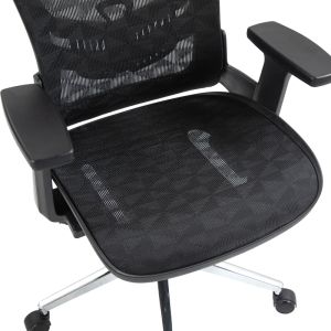 Office manager chair Mergi black mesh 62x63x120cm