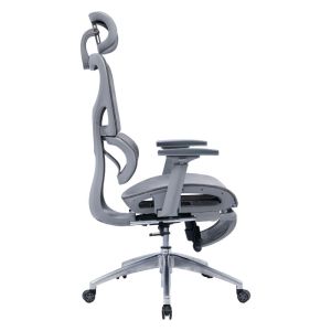 Thelonius Mesh Armrest Office Chair in Light Gray