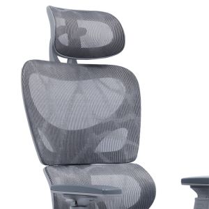 Thelonius Mesh Armrest Office Chair in Light Gray