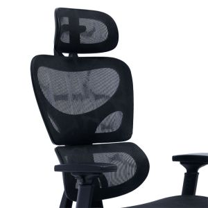 Thelonius Mesh Armrest Office Chair in Black
