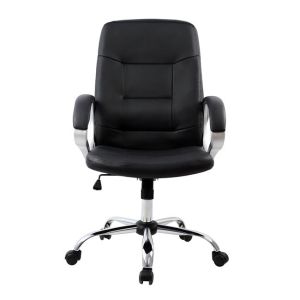 Office chair with chrome base 64x55x120cm Hm1024,01