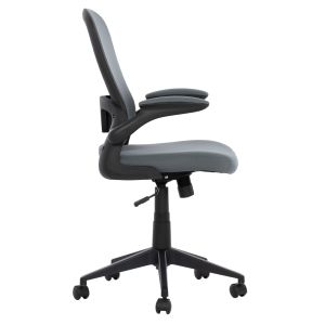 Office chair, black frame, gray mesh, 60x56x105cm Fb91178,10