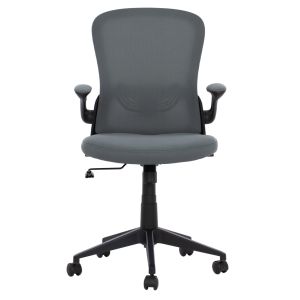 Office chair, black frame, gray mesh, 60x56x105cm Fb91178,10