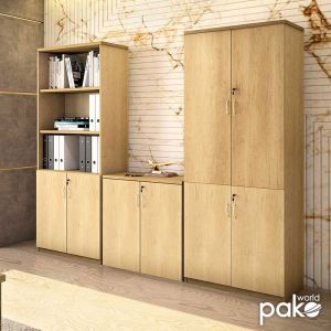 Office cabinet Amazon sonoma color with lock 80x40x80cm