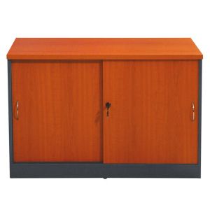 Office cabinet Hm2012,03 in cherry color 100χ45χ69cm