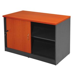 Office cabinet Hm2012,03 in cherry color 100χ45χ69cm